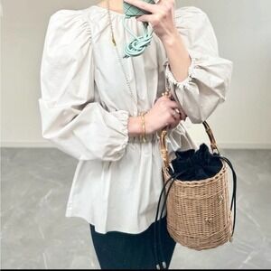 ZARA Balloon sleeve top 3136/545